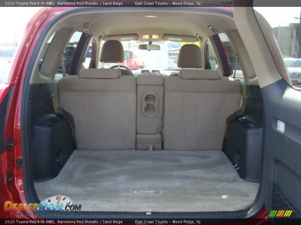 2010 Toyota RAV4 I4 4WD Barcelona Red Metallic / Sand Beige Photo #13