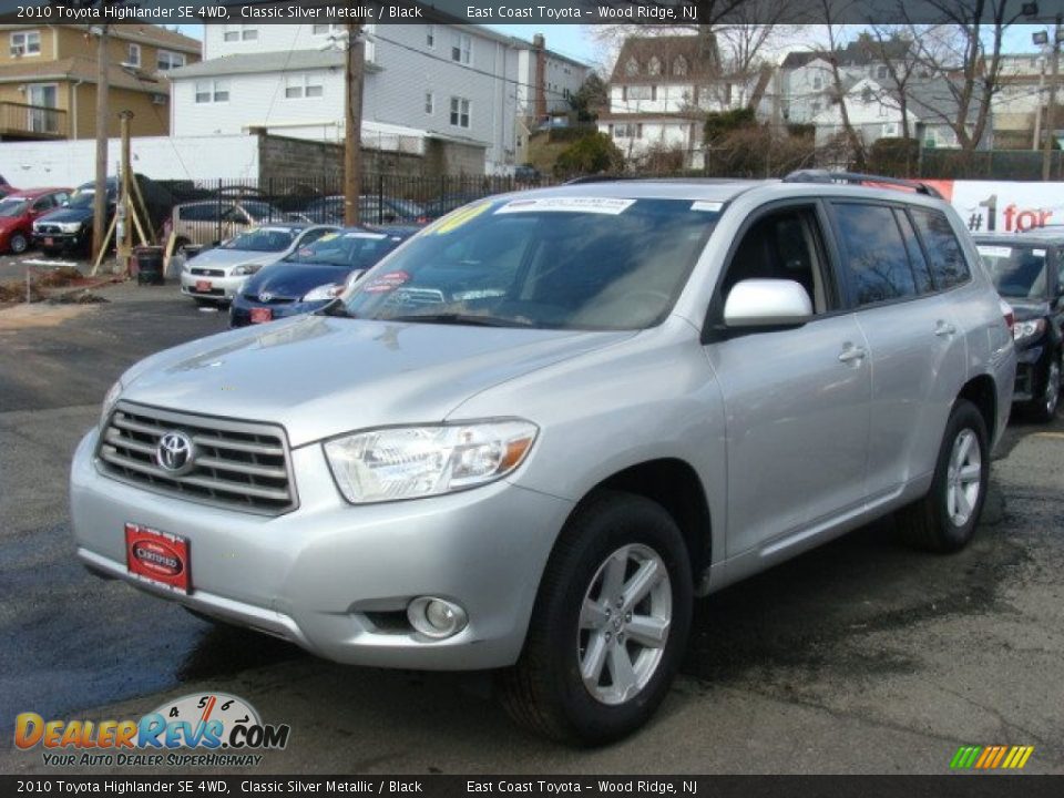 2010 Toyota Highlander SE 4WD Classic Silver Metallic / Black Photo #3