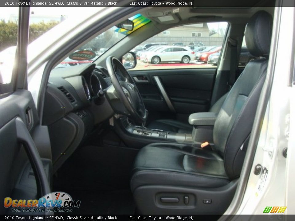 2010 Toyota Highlander SE 4WD Classic Silver Metallic / Black Photo #7