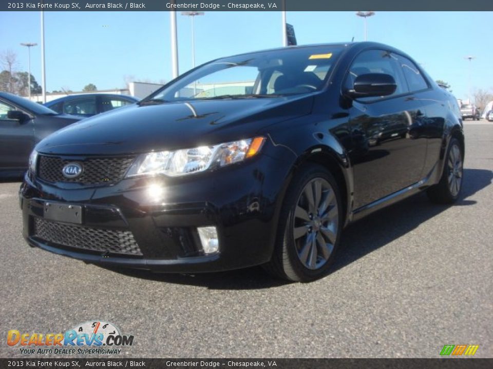 2013 Kia Forte Koup SX Aurora Black / Black Photo #1