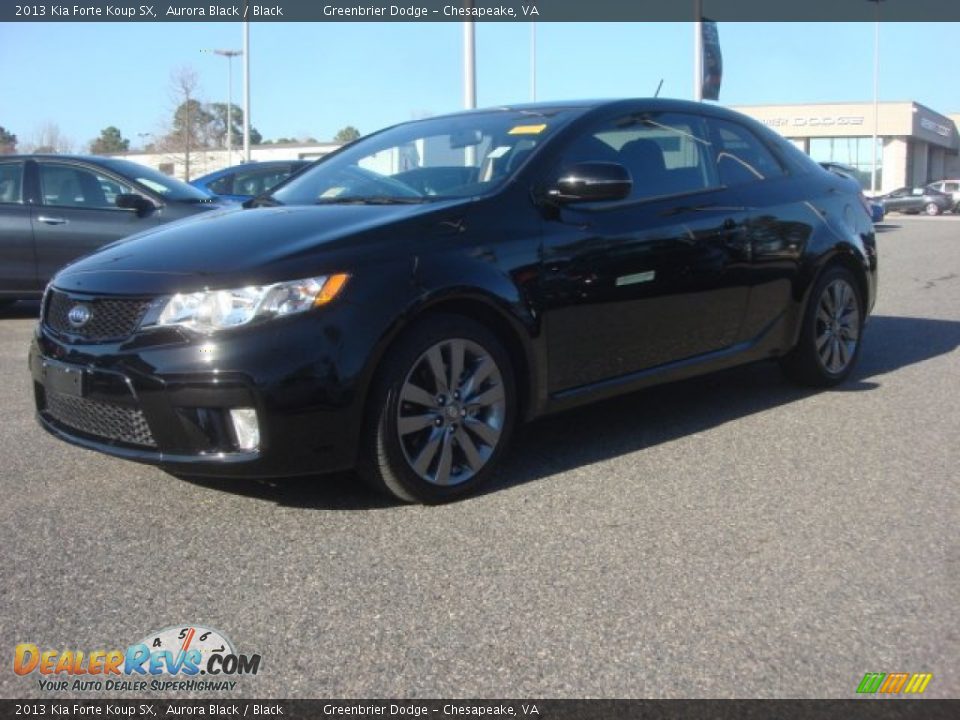 2013 Kia Forte Koup SX Aurora Black / Black Photo #2