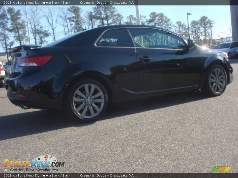 2013 Kia Forte Koup SX Aurora Black / Black Photo #5