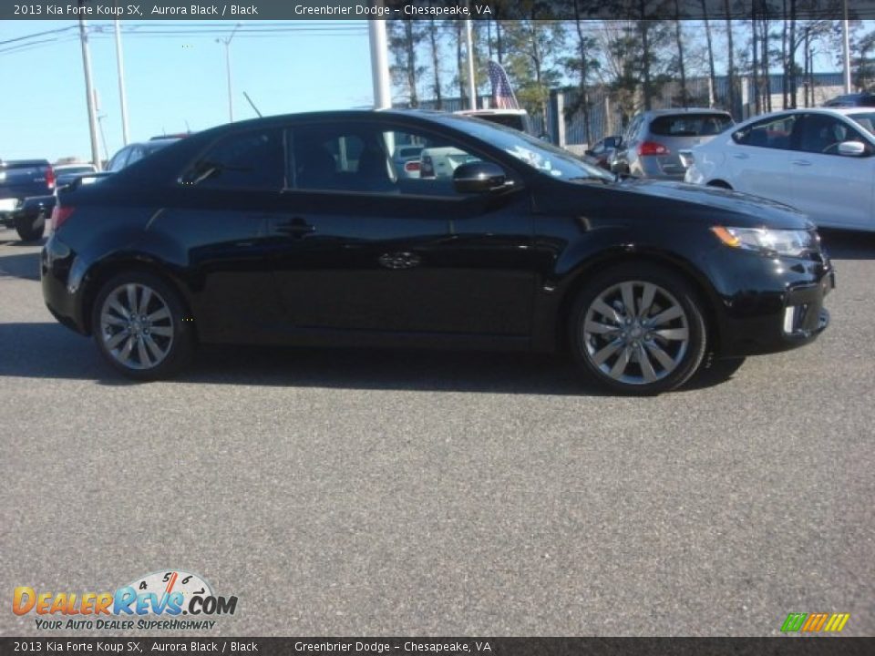 2013 Kia Forte Koup SX Aurora Black / Black Photo #6