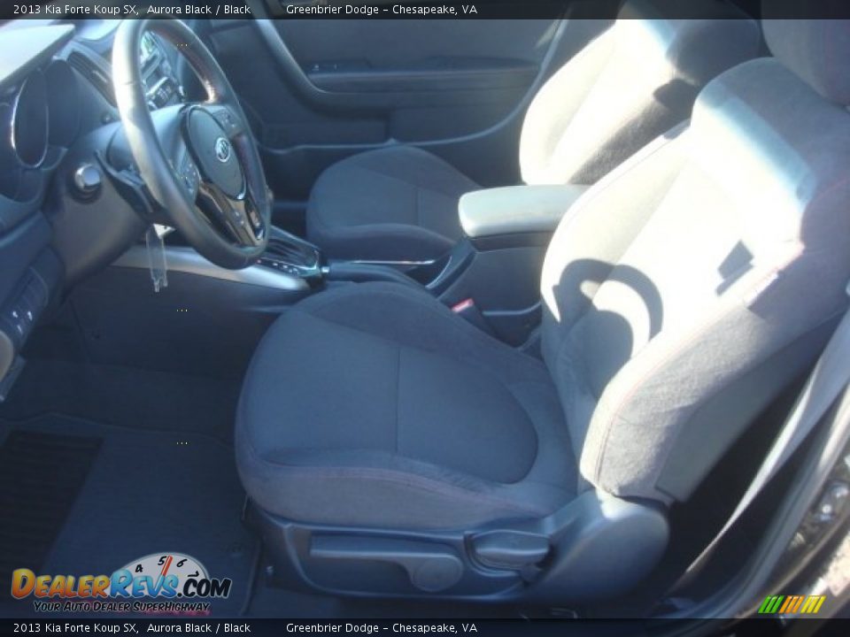 2013 Kia Forte Koup SX Aurora Black / Black Photo #9