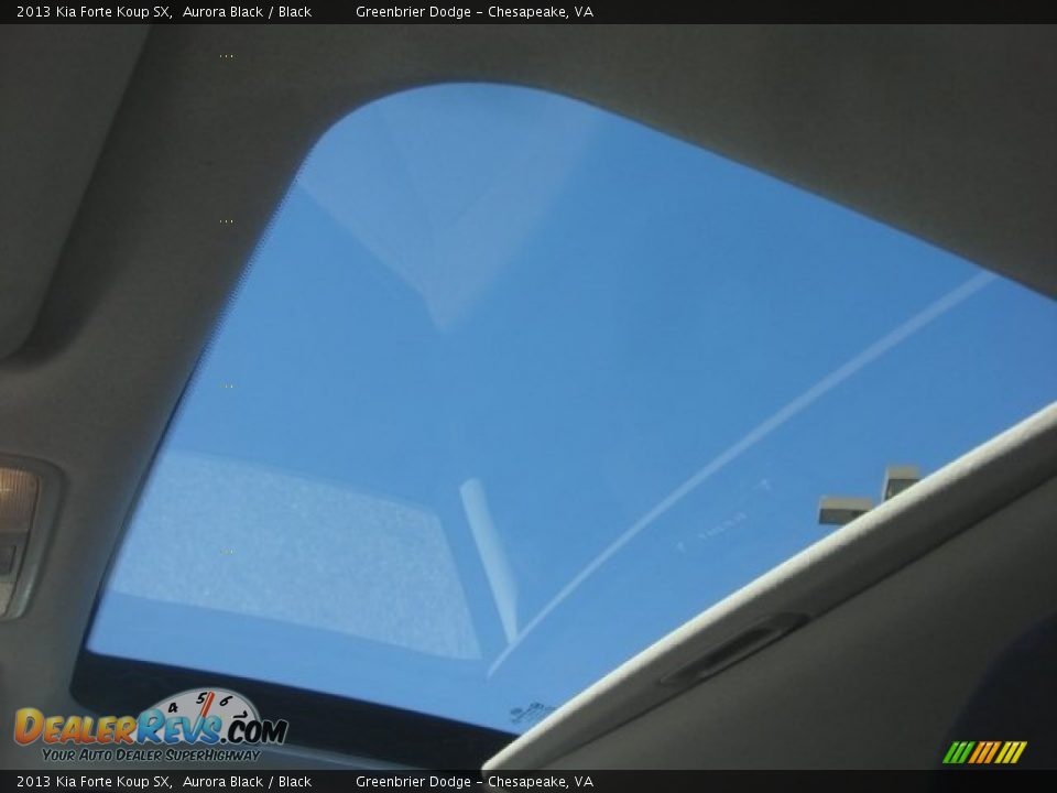 2013 Kia Forte Koup SX Aurora Black / Black Photo #11
