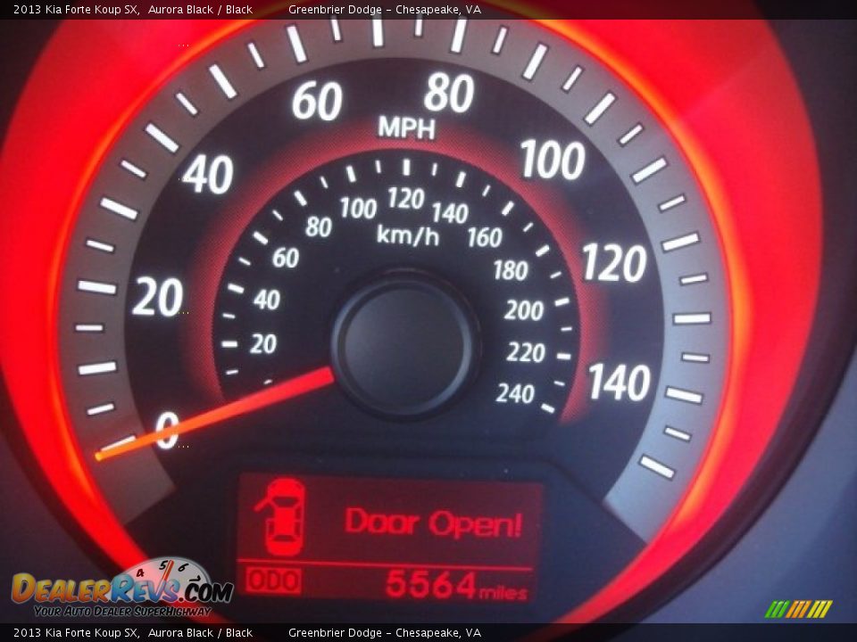 2013 Kia Forte Koup SX Aurora Black / Black Photo #13