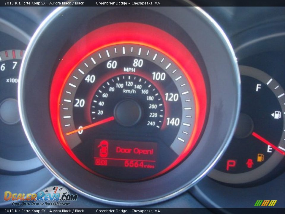 2013 Kia Forte Koup SX Aurora Black / Black Photo #14