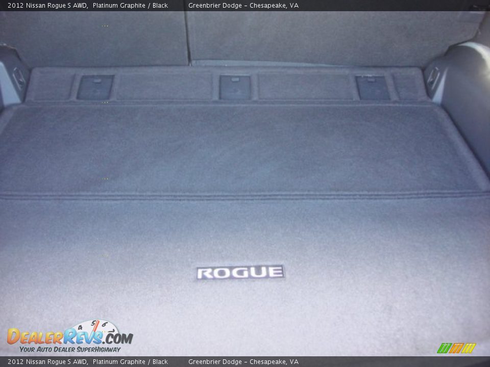 2012 Nissan Rogue S AWD Platinum Graphite / Black Photo #11
