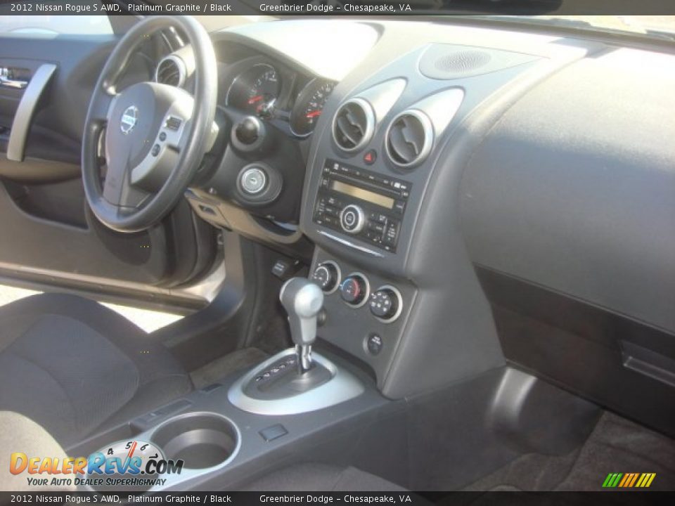 2012 Nissan Rogue S AWD Platinum Graphite / Black Photo #15