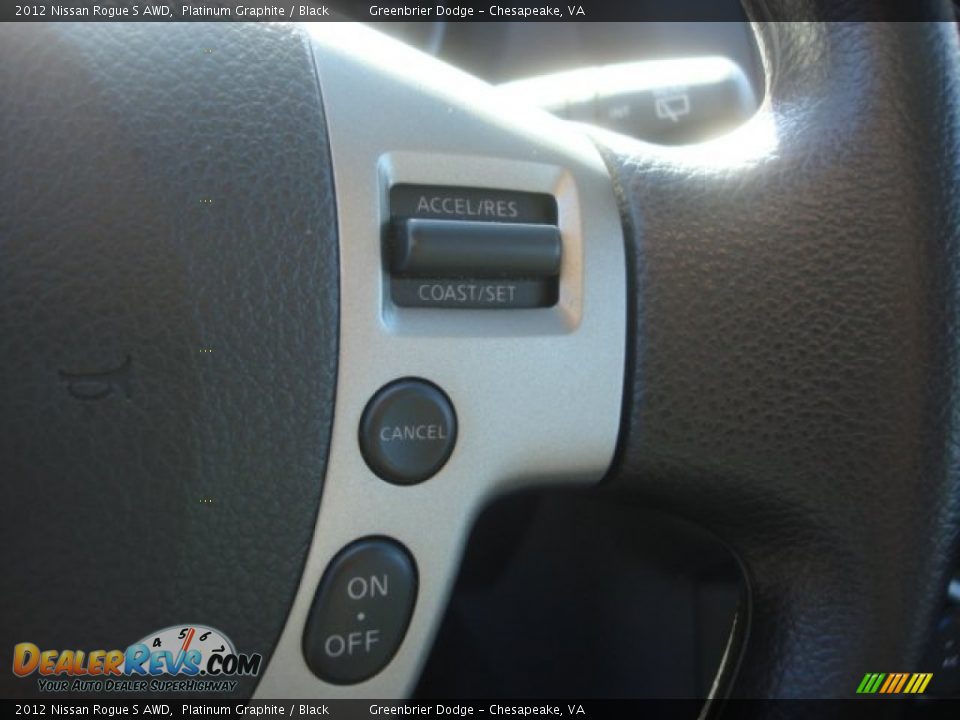2012 Nissan Rogue S AWD Platinum Graphite / Black Photo #20