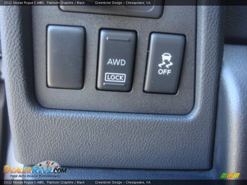 2012 Nissan Rogue S AWD Platinum Graphite / Black Photo #21