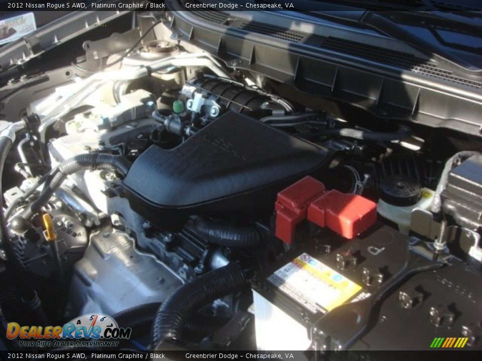 2012 Nissan Rogue S AWD Platinum Graphite / Black Photo #23