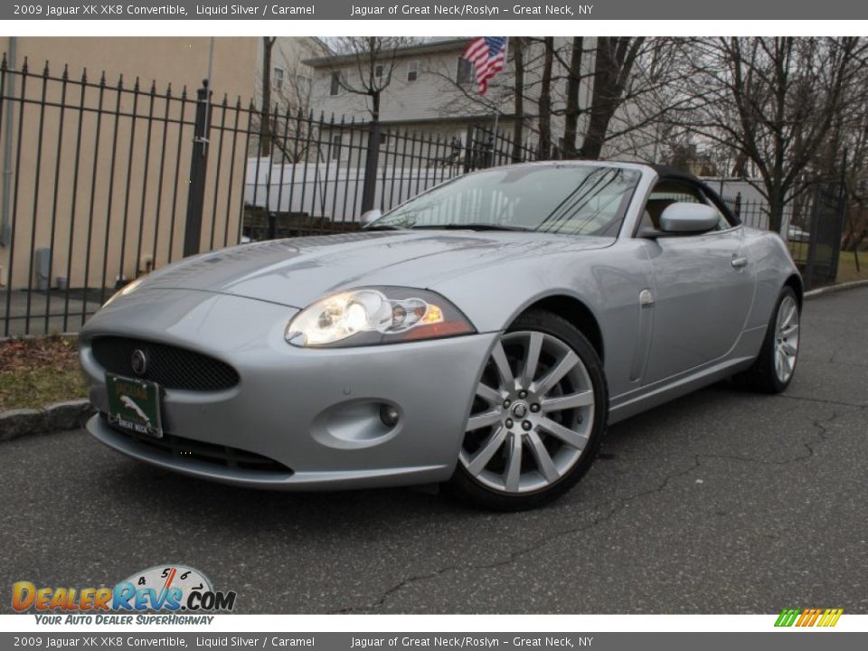 Front 3/4 View of 2009 Jaguar XK XK8 Convertible Photo #1