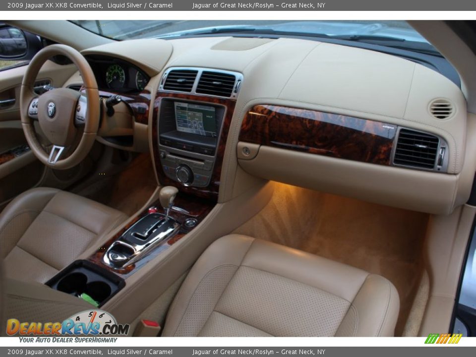 Dashboard of 2009 Jaguar XK XK8 Convertible Photo #11