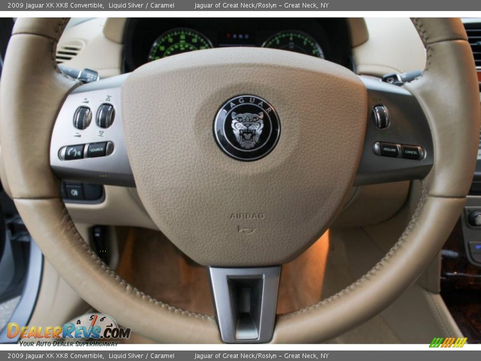 2009 Jaguar XK XK8 Convertible Steering Wheel Photo #20