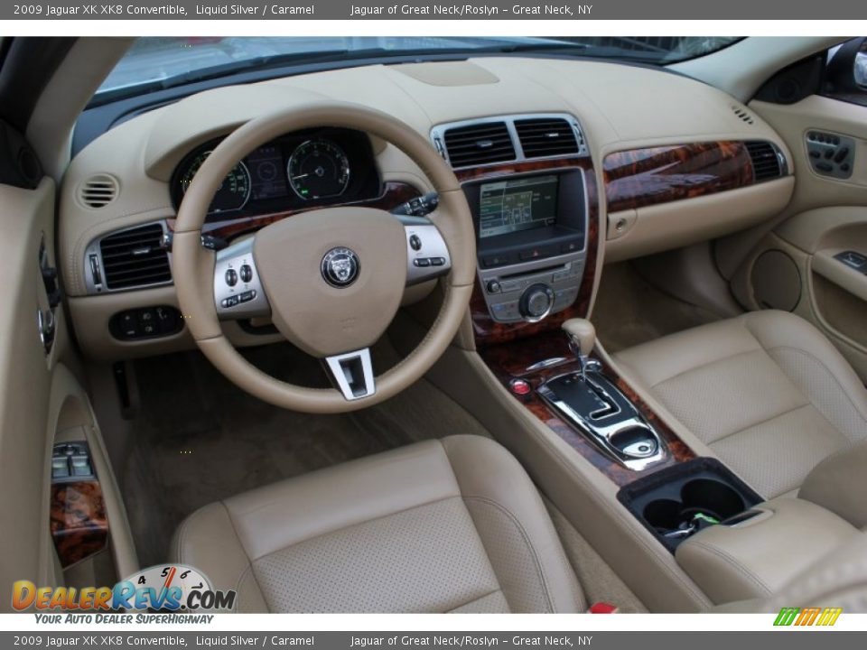 Caramel Interior - 2009 Jaguar XK XK8 Convertible Photo #21