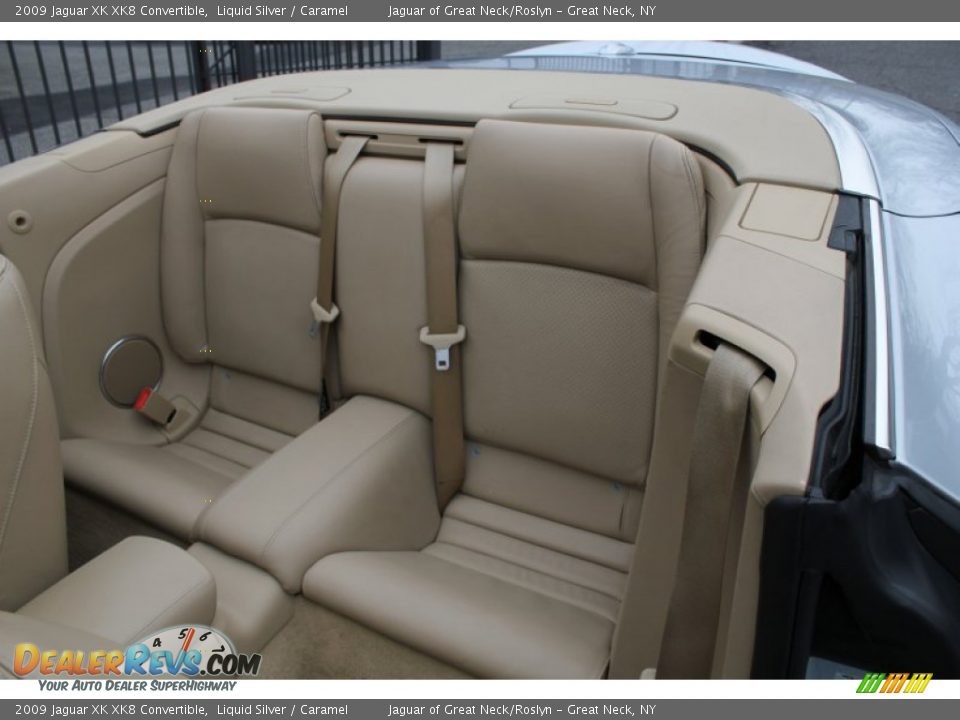Rear Seat of 2009 Jaguar XK XK8 Convertible Photo #22