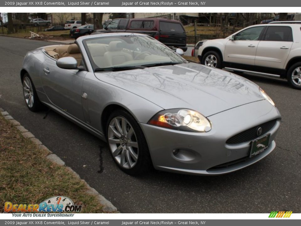 Front 3/4 View of 2009 Jaguar XK XK8 Convertible Photo #26