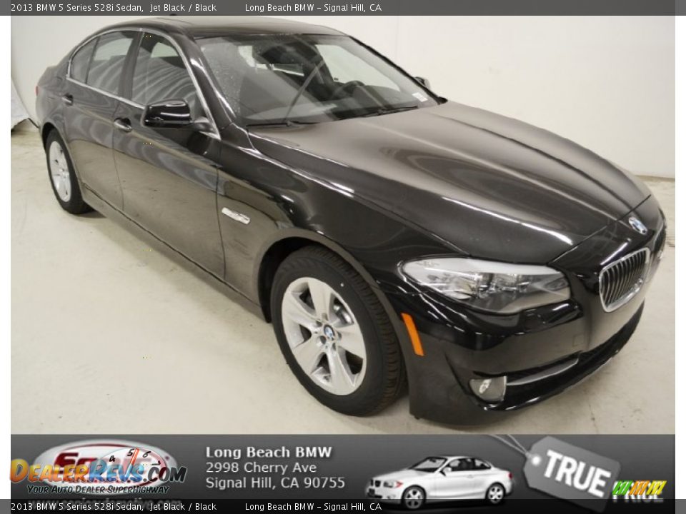 2013 BMW 5 Series 528i Sedan Jet Black / Black Photo #1