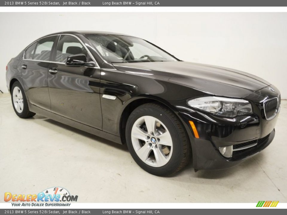 2013 BMW 5 Series 528i Sedan Jet Black / Black Photo #2