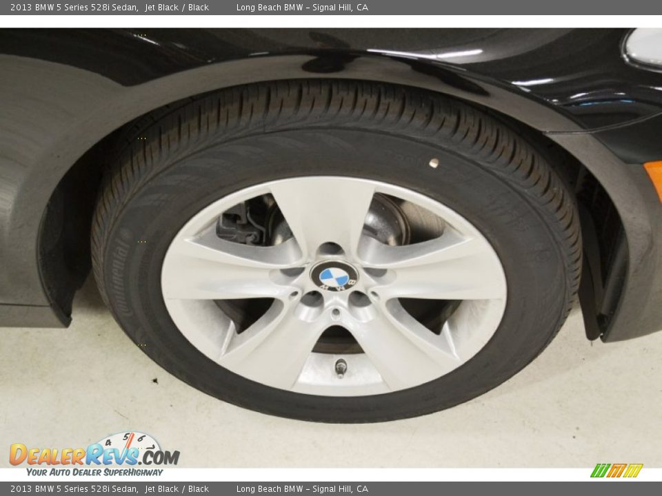 2013 BMW 5 Series 528i Sedan Jet Black / Black Photo #3