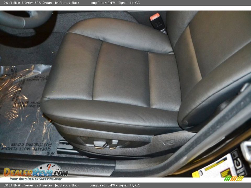 2013 BMW 5 Series 528i Sedan Jet Black / Black Photo #8