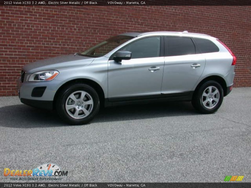 2012 Volvo XC60 3.2 AWD Electric Silver Metallic / Off Black Photo #1
