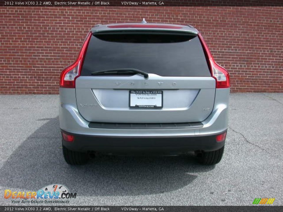 2012 Volvo XC60 3.2 AWD Electric Silver Metallic / Off Black Photo #8