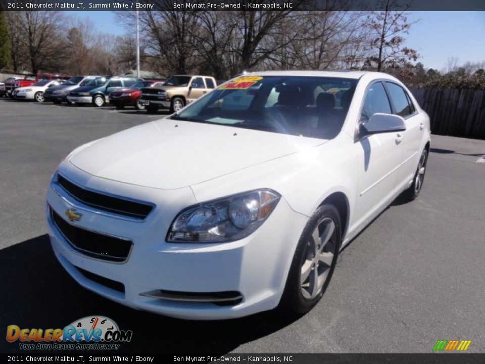 2011 Chevrolet Malibu LT Summit White / Ebony Photo #1
