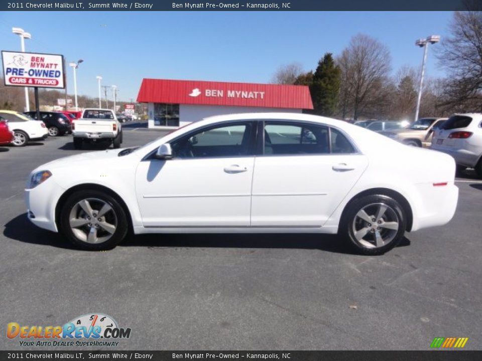 2011 Chevrolet Malibu LT Summit White / Ebony Photo #2