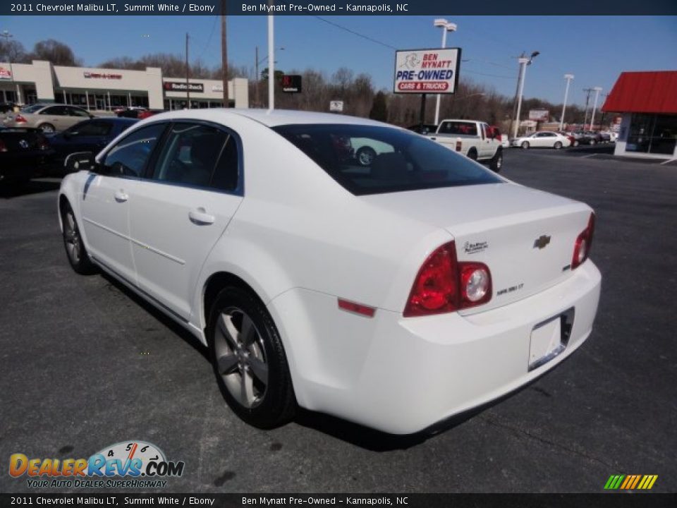 2011 Chevrolet Malibu LT Summit White / Ebony Photo #3