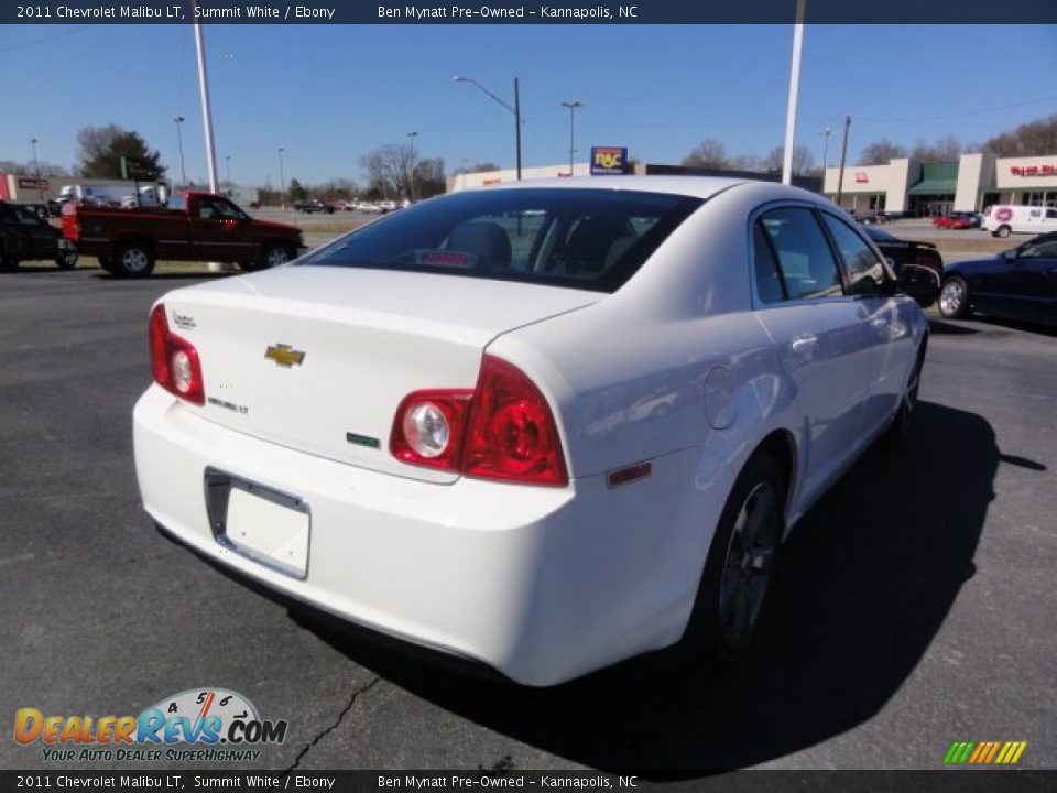 2011 Chevrolet Malibu LT Summit White / Ebony Photo #5