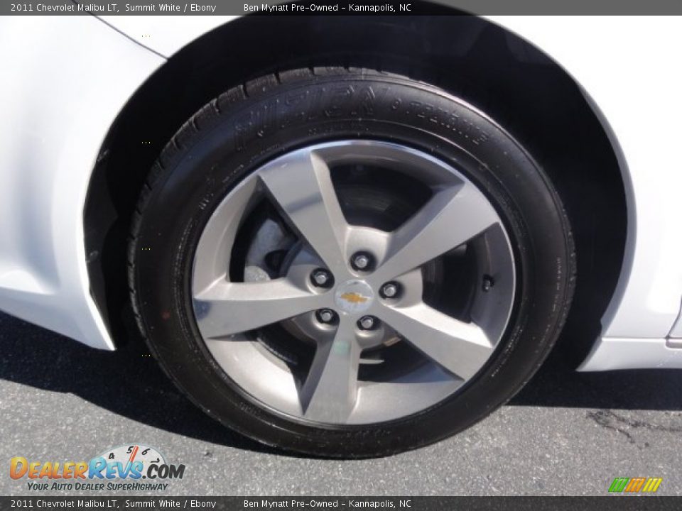 2011 Chevrolet Malibu LT Summit White / Ebony Photo #8