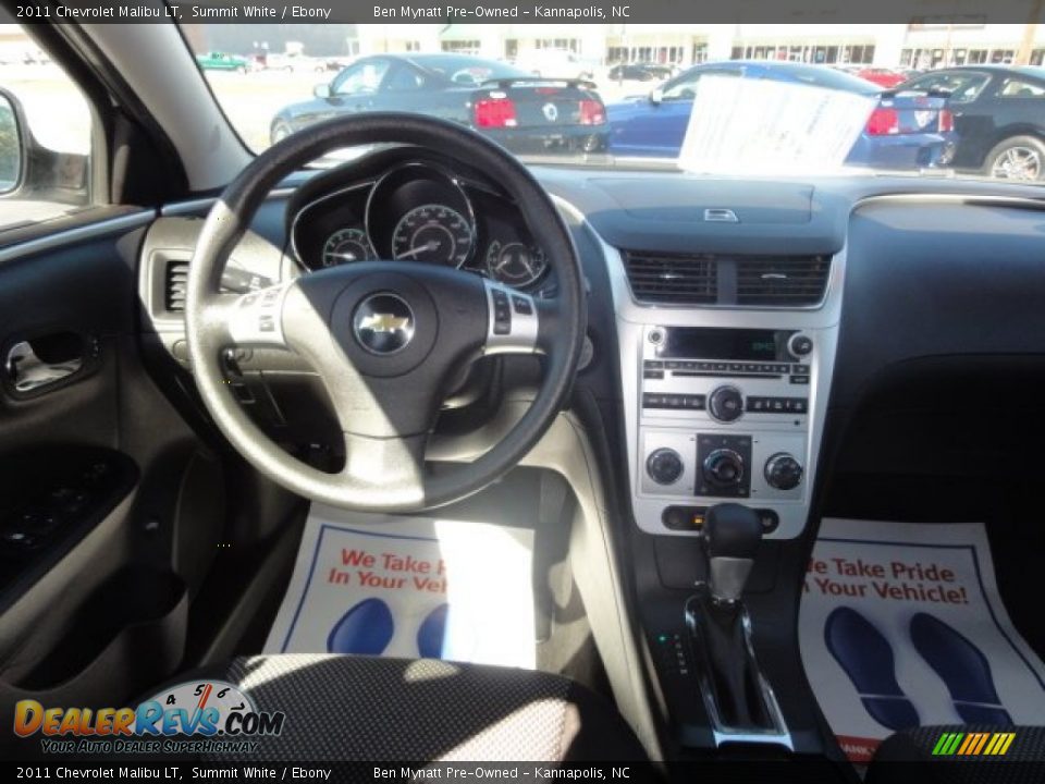 2011 Chevrolet Malibu LT Summit White / Ebony Photo #10