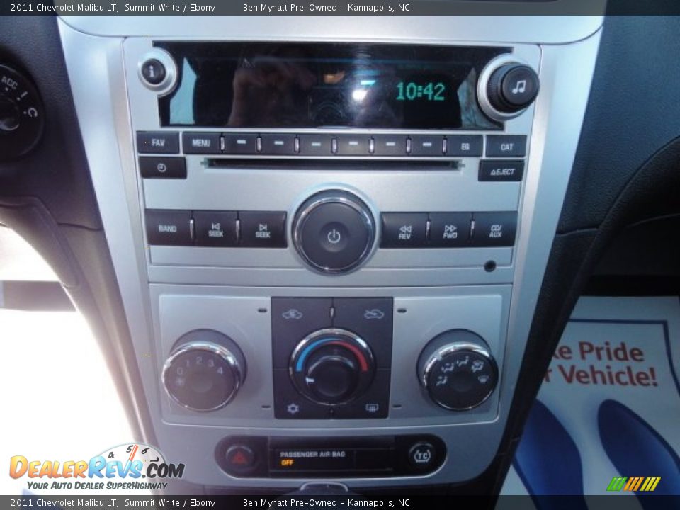 2011 Chevrolet Malibu LT Summit White / Ebony Photo #13