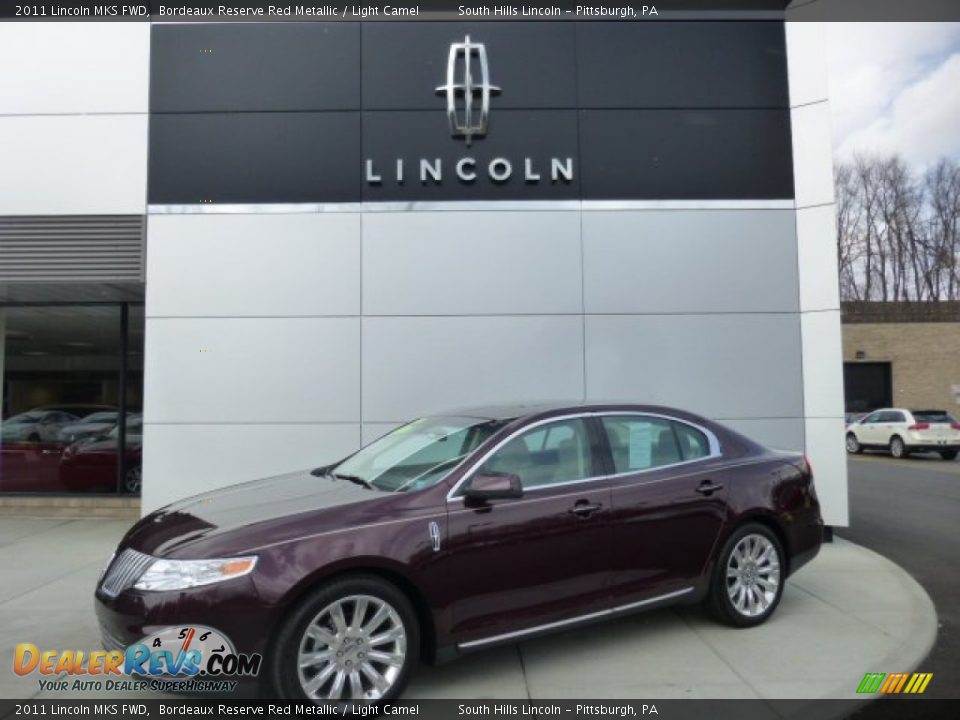 2011 Lincoln MKS FWD Bordeaux Reserve Red Metallic / Light Camel Photo #1