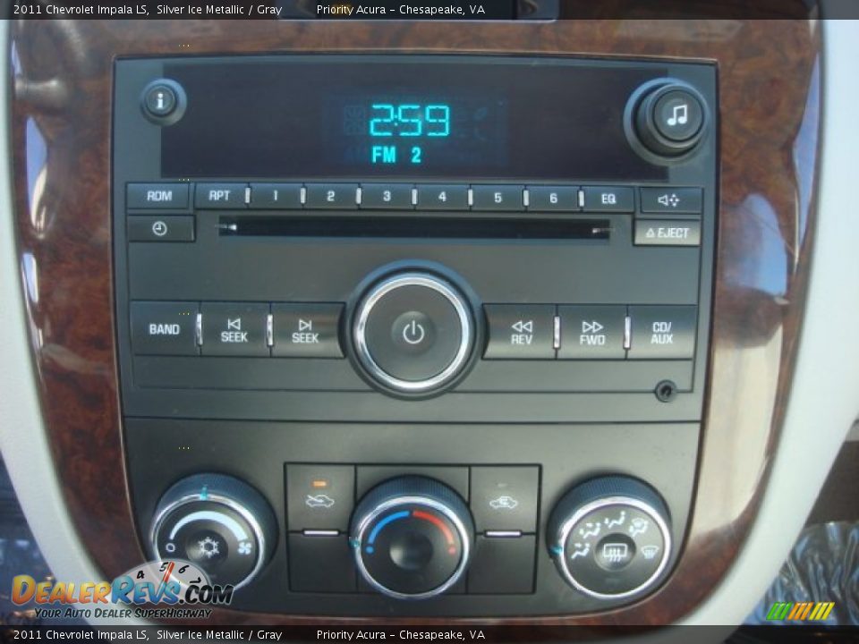 2011 Chevrolet Impala LS Silver Ice Metallic / Gray Photo #19