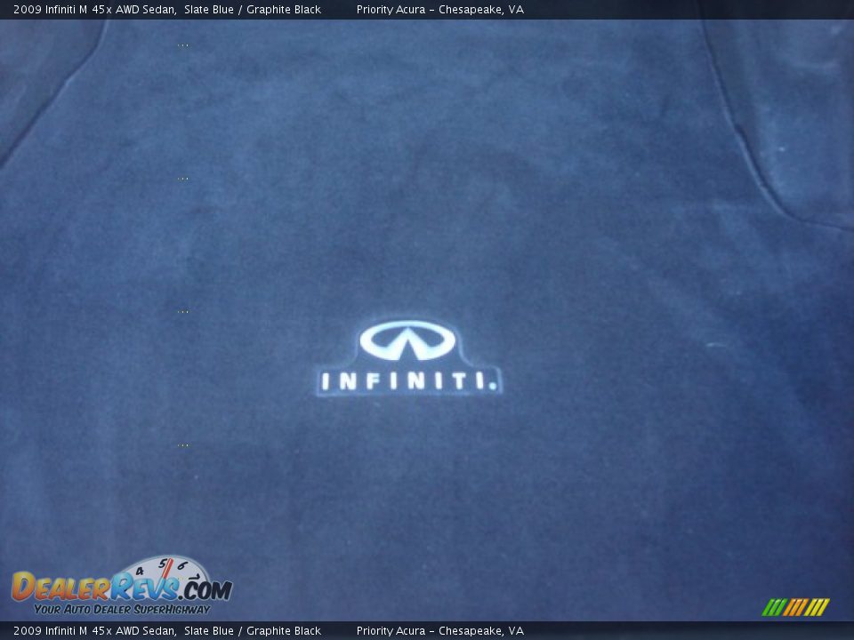 2009 Infiniti M 45x AWD Sedan Slate Blue / Graphite Black Photo #16