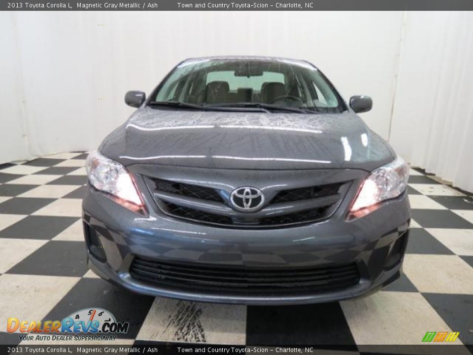 2013 Toyota Corolla L Magnetic Gray Metallic / Ash Photo #2