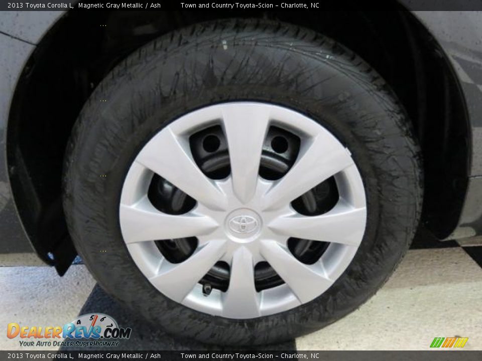 2013 Toyota Corolla L Magnetic Gray Metallic / Ash Photo #4