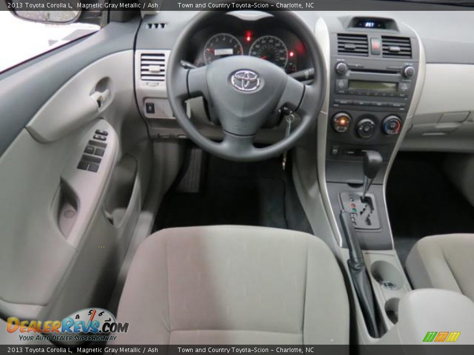 2013 Toyota Corolla L Magnetic Gray Metallic / Ash Photo #5