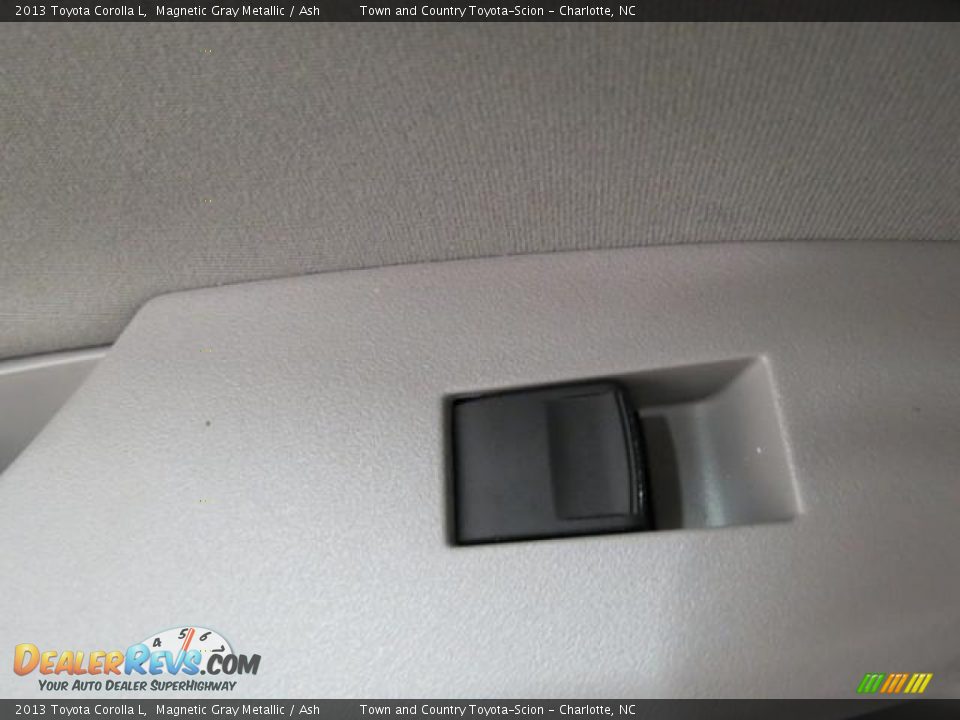 2013 Toyota Corolla L Magnetic Gray Metallic / Ash Photo #7