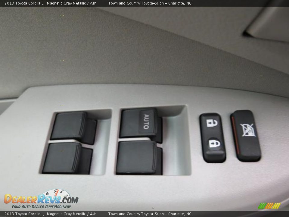 2013 Toyota Corolla L Magnetic Gray Metallic / Ash Photo #10
