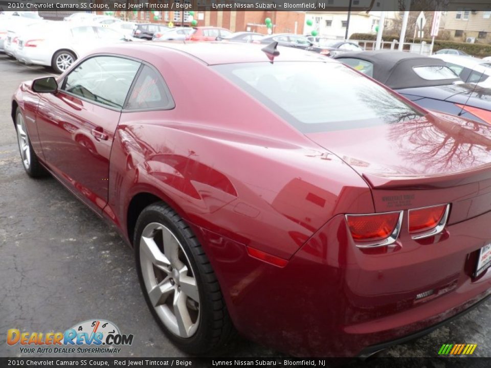 2010 Chevrolet Camaro SS Coupe Red Jewel Tintcoat / Beige Photo #4