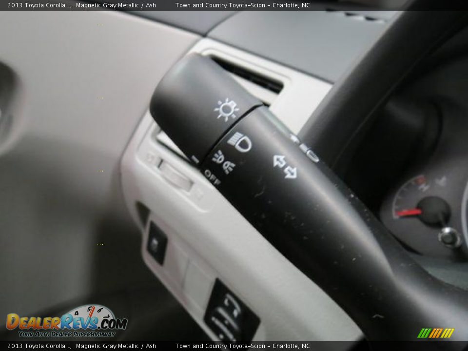 2013 Toyota Corolla L Magnetic Gray Metallic / Ash Photo #14
