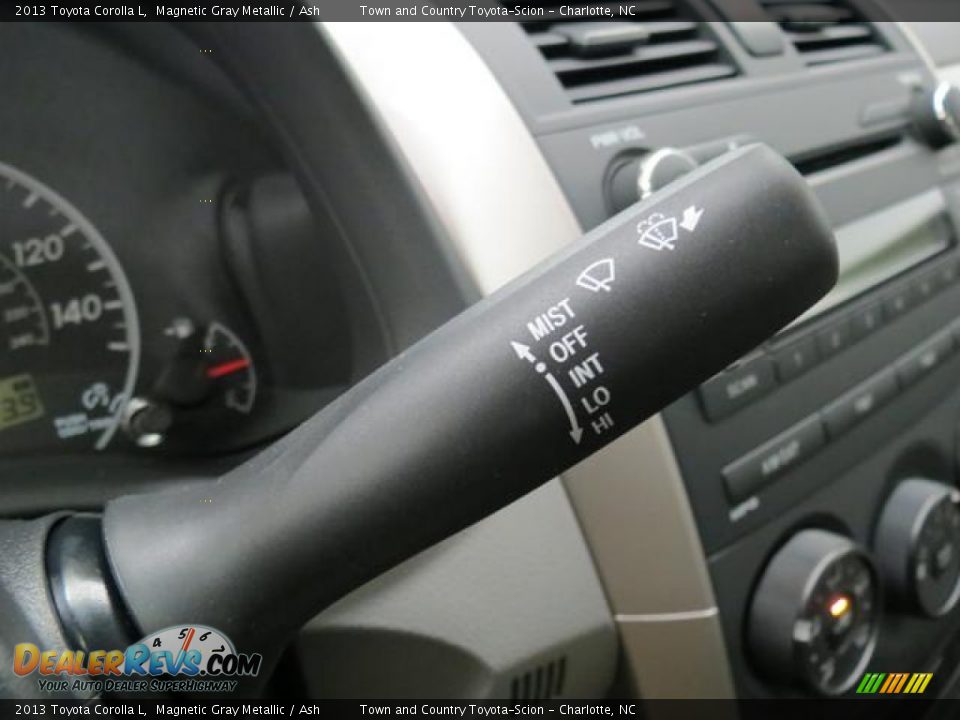 2013 Toyota Corolla L Magnetic Gray Metallic / Ash Photo #15
