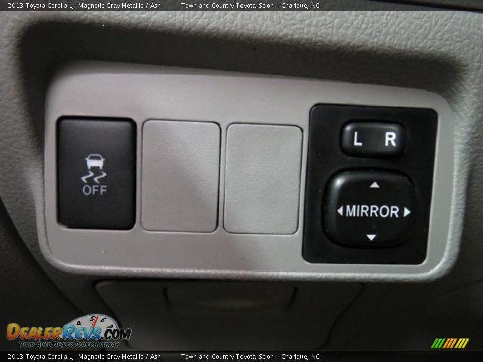 2013 Toyota Corolla L Magnetic Gray Metallic / Ash Photo #16