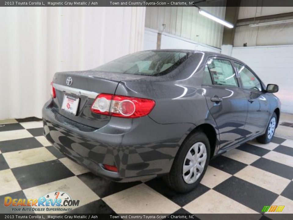 2013 Toyota Corolla L Magnetic Gray Metallic / Ash Photo #18