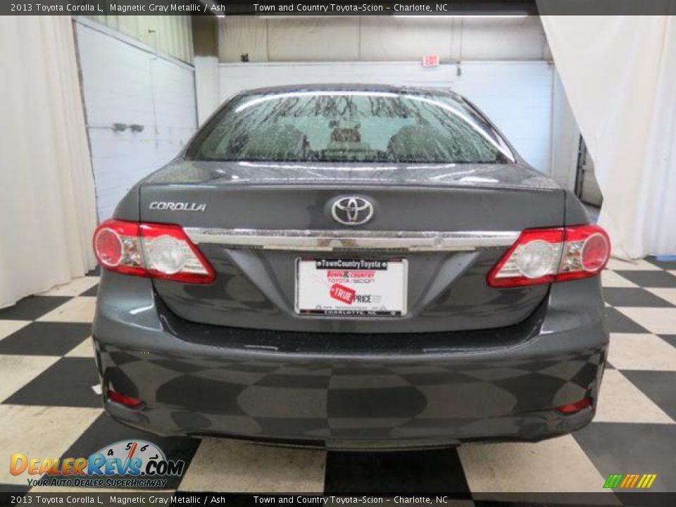 2013 Toyota Corolla L Magnetic Gray Metallic / Ash Photo #19