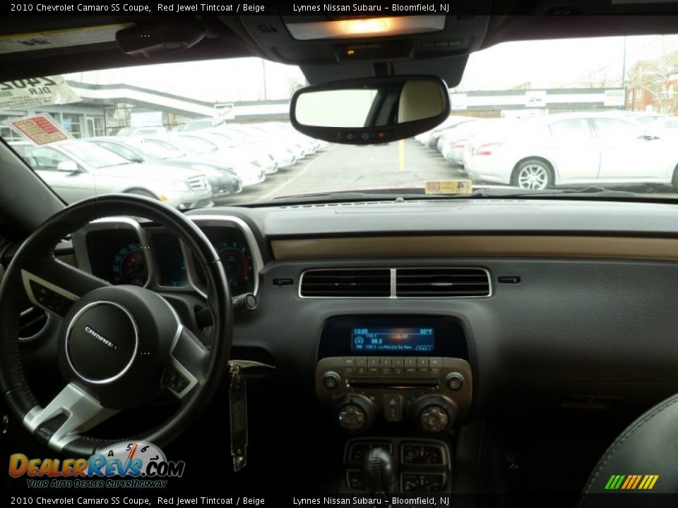 2010 Chevrolet Camaro SS Coupe Red Jewel Tintcoat / Beige Photo #16